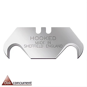 Haakmes voor meshouder.haakmessen