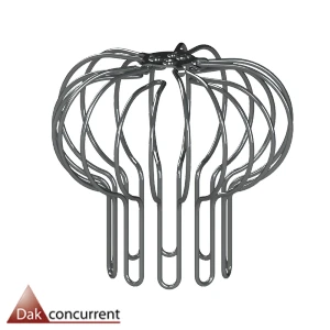 Boldraadrooster.Bladvanger rvs/kunststof